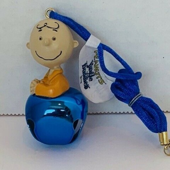 Peanuts Gang Christmas Ornament Charlie Brown bell - Picture 2 of 3